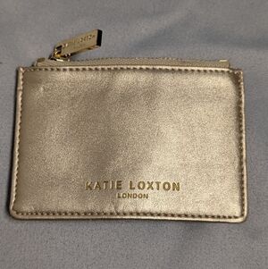 Katie Loxton Metallic Card Wallet - Gold